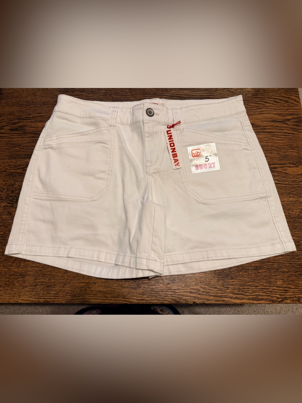 UNIONBAY White High-Waist Women’s Shorts